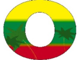 Sticker Custom Preview Image #006931 Alphabets General Paradise Paradise Extended O