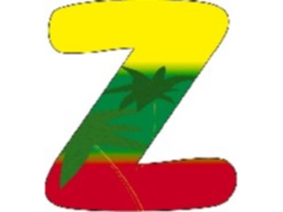 Sticker Custom Preview Image #006966 Alphabets General Paradise Paradise Extended Z