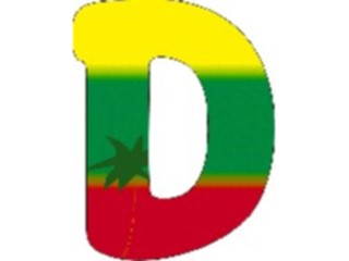 Sticker Custom Preview Image #007056 Alphabets General Paradise Paradise Normal D