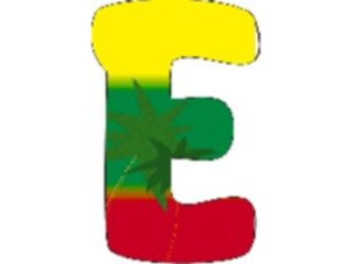 Sticker Custom Preview Image #007057 Alphabets General Paradise Paradise Normal E