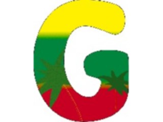 Sticker Custom Preview Image #007059 Alphabets General Paradise Paradise Normal G