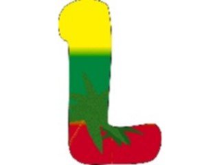 Sticker Custom Preview Image #007064 Alphabets General Paradise Paradise Normal L