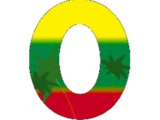 Sticker Custom Preview Image #007067 Alphabets General Paradise Paradise Normal O