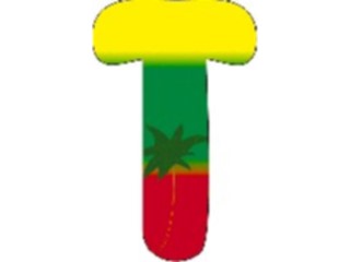 Sticker Custom Preview Image #007096 Alphabets General Paradise Paradise Normal T