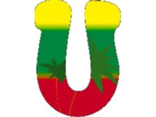 Sticker Custom Preview Image #007097 Alphabets General Paradise Paradise Normal U