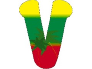 Sticker Custom Preview Image #007098 Alphabets General Paradise Paradise Normal V