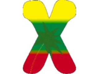 Sticker Custom Preview Image #007100 Alphabets General Paradise Paradise Normal X