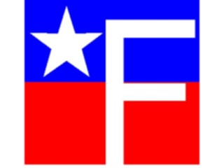 Sticker Custom Preview Image #007125 Alphabets General Patriotic Patriotic F