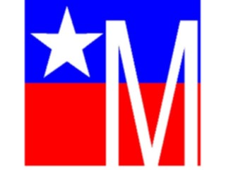 Sticker Custom Preview Image #007132 Alphabets General Patriotic Patriotic M