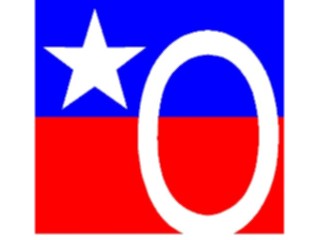 Sticker Custom Preview Image #007134 Alphabets General Patriotic Patriotic O