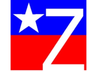 Sticker Custom Preview Image #007145 Alphabets General Patriotic Patriotic Z