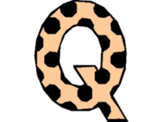 Sticker Custom Preview Image #007260 Alphabets General Polka Dots Polka Dots Q