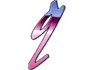 Sticker Custom Preview Image #007625 Alphabets General Reflection Reflect Italic Q2