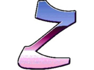 Sticker Custom Preview Image #007644 Alphabets General Reflection Reflect Italic Z2