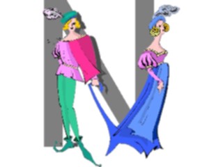 Sticker Custom Preview Image #007806 Alphabets General Revival Revival N