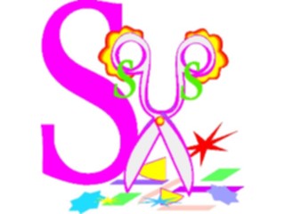 Sticker Custom Preview Image #008392 Alphabets General Silly Silly S