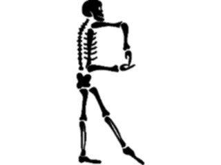 Sticker Custom Preview Image #008774 Alphabets General Skeleton Skeleton R