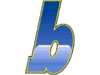 Sticker Custom Preview Image #008938 Alphabets General Sky Sky Ital Cond B2