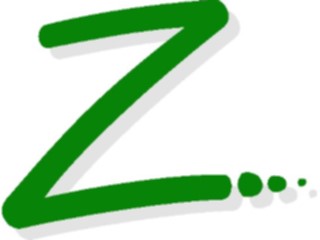 Sticker Custom Preview Image #009275 Alphabets General Skywriting Skywriting Z