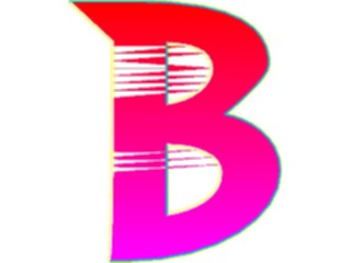 Sticker Custom Preview Image #009405 Alphabets General Sleek Sleek Extended B