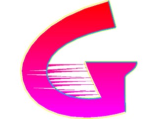 Sticker Custom Preview Image #009410 Alphabets General Sleek Sleek Extended G