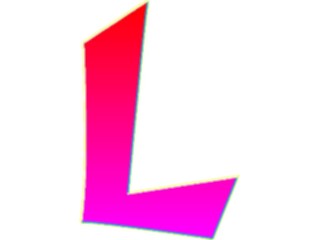 Sticker Custom Preview Image #009415 Alphabets General Sleek Sleek Extended L