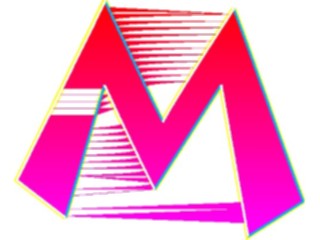 Sticker Custom Preview Image #009416 Alphabets General Sleek Sleek Extended M