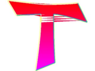 Sticker Custom Preview Image #009447 Alphabets General Sleek Sleek Extended T