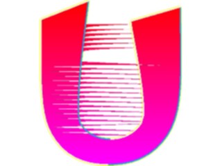 Sticker Custom Preview Image #009448 Alphabets General Sleek Sleek Extended U