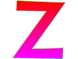 Sticker Custom Preview Image #009453 Alphabets General Sleek Sleek Extended Z