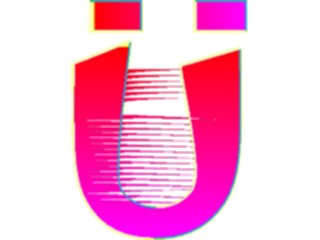 Sticker Custom Preview Image #009465 Alphabets General Sleek Sleek Extended U