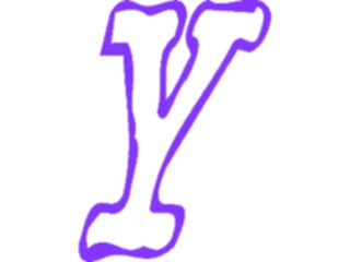 Sticker Custom Preview Image #009983 Alphabets General Smudge Smudge Ital Cond Y1