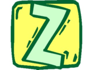 Sticker Custom Preview Image #010745 Alphabets General Squeeze Squeeze Z