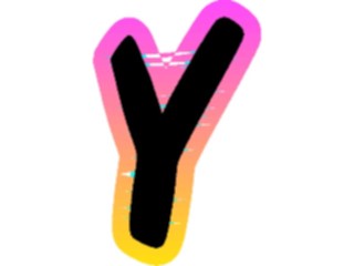 Sticker Custom Preview Image #011392 Alphabets General Sunrise Sunrise Normal Y1