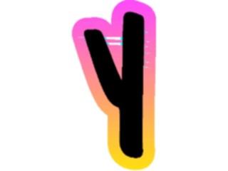 Sticker Custom Preview Image #011393 Alphabets General Sunrise Sunrise Normal Y2