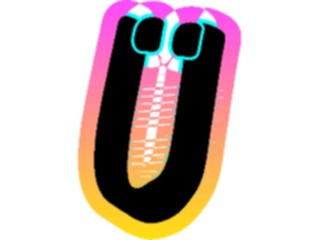 Sticker Custom Preview Image #011403 Alphabets General Sunrise Sunrise Normal U
