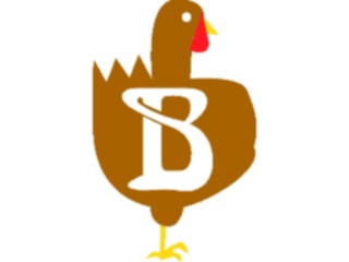 Sticker Custom Preview Image #011642 Alphabets General Turkey Turkey B