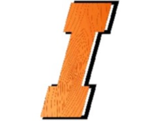 Sticker Custom Preview Image #011996 Alphabets General Western Western2 Western Italic I1