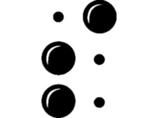 Sticker Custom Preview Image #012436 Alphabets Specialized Braille Braille S