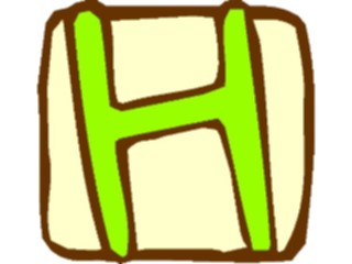 Sticker Custom Preview Image #012669 Alphabets Specialized Greek Greek Eta2