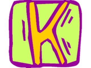 Sticker Custom Preview Image #012681 Alphabets Specialized Greek Greek Kappa2