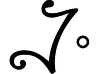 Sticker Custom Preview Image #012807 Alphabets Specialized Magi Magi N