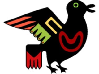 Sticker Custom Preview Image #013311 Americana Native Designs Bird23