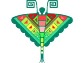 Sticker Custom Preview Image #013371 Americana Native Designs Butterfly3