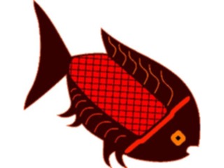 Sticker Custom Preview Image #013415 Americana Native Designs Fish02