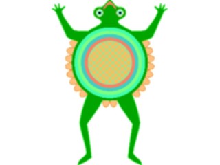 Sticker Custom Preview Image #013436 Americana Native Designs Frog3