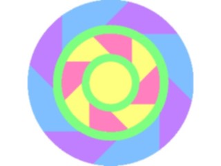 Sticker Custom Preview Image #013523 Americana Native Designs Rosette06