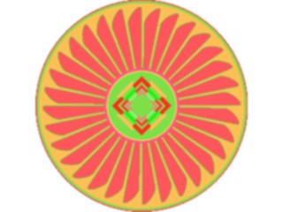 Sticker Custom Preview Image #013533 Americana Native Designs Rosette16