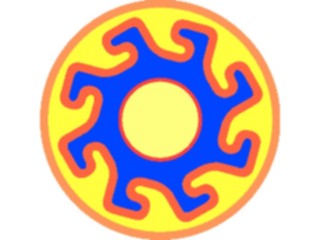 Sticker Custom Preview Image #013539 Americana Native Designs Rosette22