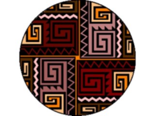 Sticker Custom Preview Image #013541 Americana Native Designs Rosette24